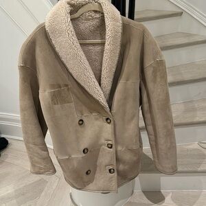 Lou Lou Studio Oversized Shearling Jacket
